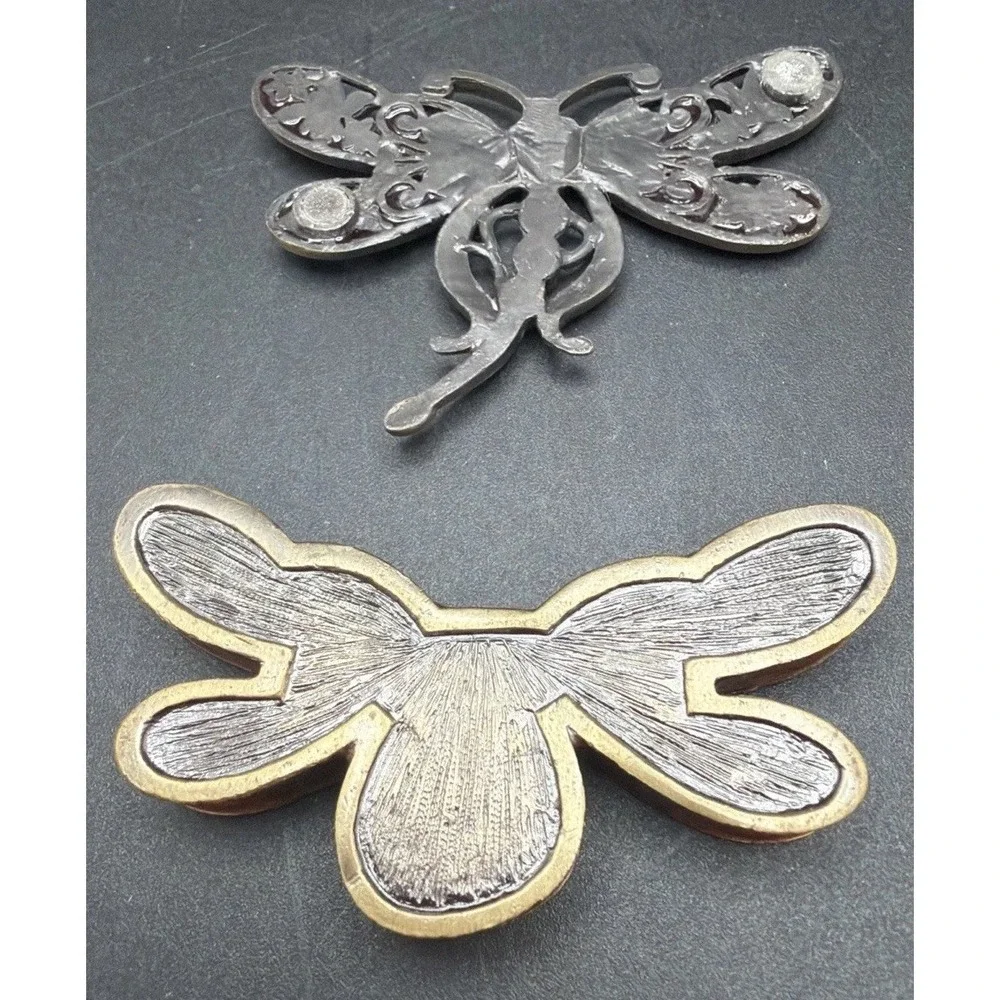 Jeweled‎ Dragonfly Cloisonne Floral Bejeweled Magnetic Trinket Box